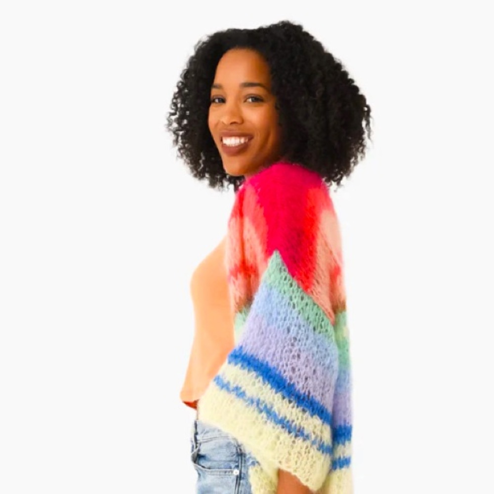 Maiami Mohair colorful sweater